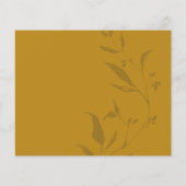 バジェットボタニカルアートイエローボホ日付を保存 (裏面)