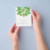 バジェットボタニカルウォーター色多肉移動 チラシ (手)