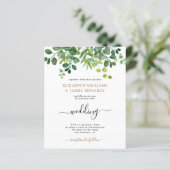 バジェットボタニカルガーデン春の結婚式招待状 (スタンド正面)
