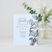 バジェットボタニカルガーデン葉ズウェディング招待 (スタンド正面)