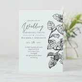 バジェットボタニカルガーデン葉ズウェディング招待 (スタンド正面)