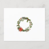 バジェットボタニカルクリスマスホリデーパーティー招待状 チラシ (裏面)