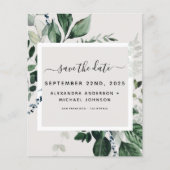 バジェットボタニカルグリーナリーザデイト招待状 チラシ (正面)