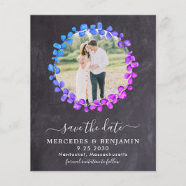 バジェットボタニカルユーカリプトゥス写真Save The Date Ca