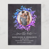 バジェットボタニカルユーカリ日付写真を保存 (正面)