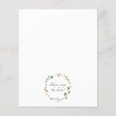 バジェットボタニカルワイルドフラワーブライダルシャワー (裏面)