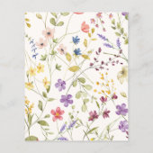 バジェットボタニカルワイルドフラワー1st誕生日パーティー (裏面)