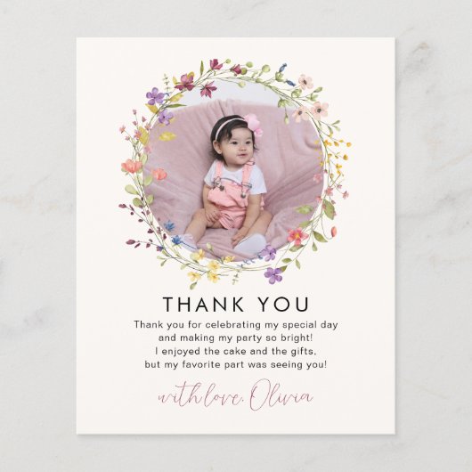 バジェットボタニカルワイルドフラワー1st誕生日パーティー (正面)