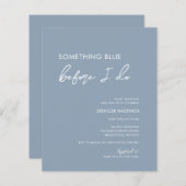 バジェットボヘミアンソウルブルーブライダルシャワー (正面/裏面)