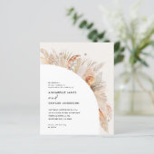 バジェットボヘミアンテラコッタパンパスグラス結婚ズ (スタンド正面)