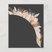 バジェットボヘミアンテラコッタパンパスグラス結婚ズ チラシ (裏面)