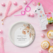 バジェットボヘミアンパンパスグラスウェディングパーティー ペーパープレート (パーティー)