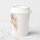 バジェットボヘミアンパンパスグラスウェディングパーティー 紙コップ (右)