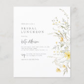 バジェットボヘミアンワイルドフラワーブライダルシャワー写真 (正面)