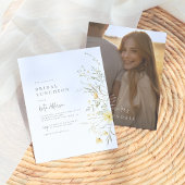 バジェットボヘミアンワイルドフラワーブライダルシャワー写真