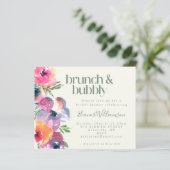 バジェットボホウォーターカラーフラワーブライダルシャワーブランチ (スタンド正面)