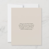 バジェットボホエンジェルグリーナリーホリデーカード (裏面)