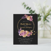 バジェットボホオータムーブラックスブライダルシャワー招待 (スタンド正面)