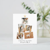 バジェットボホクリスマスツリー5フォトコラージホリデー (スタンド正面)