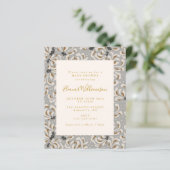 バジェットボホグレイ金ゴールドフローラベビーシャワー (スタンド正面)