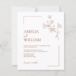 バジェットボホシエナテラコッタ結婚フローラ