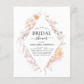 バジェットボホシックダスティピンクデザートブライダルシャワー (正面)