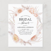 バジェットボホシックダスティピンクデザートブライダルシャワー (正面)