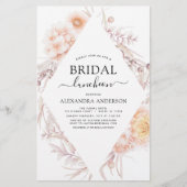 バジェットボホシックブライダルルンチョンダスティピンクデザート (正面)