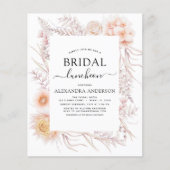 バジェットボホシックブライダルルンチョンダスティピンクデザート (正面)