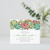 バジェットボホジューシーなブライダルシャワーの招待 (スタンド正面)