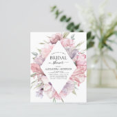 バジェットボホダスティピンクパープルブライダルシャワー (スタンド正面)