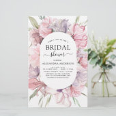 バジェットボホダスティピンクパープルブライダルシャワー (スタンド正面)