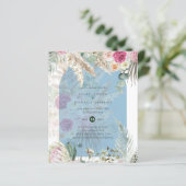 バジェットボホダスティーブルーフローラパンパスグラス結婚ズ (スタンド正面)