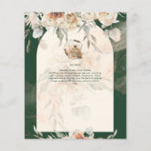 バジェットボホティーパンパスグラスパーティーブライダルシャワー (裏面)