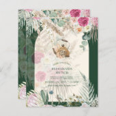 バジェットボホティーパンパスグラスパーティーブライダルシャワー (正面/裏面)