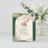 バジェットボホティーパンパスグラスパーティーブライダルシャワー (スタンド正面)