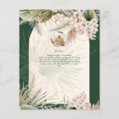 バジェットボホティーパンパスグラスパーティーブライダルシャワー (裏面)