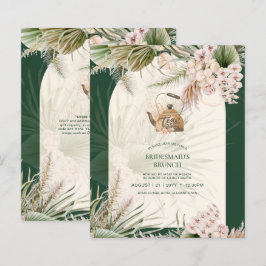 バジェットボホティーパンパスグラスパーティーブライダルシャワー