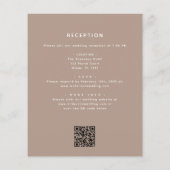 バジェットボホテラコッタオールインワンQRコード結婚ズ (裏面)