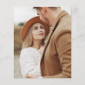 バジェットボホテラコッタセーブ・ザ・デート案内 (裏面)