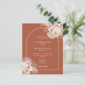 バジェットボホテラコッタパンパスグラス結婚ズ (スタンド正面)