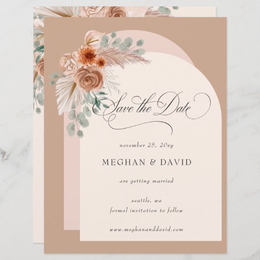 バジェットボホテラコッタパンパスザデイト (正面/裏面)