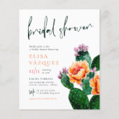 バジェットボホデザートサボテン&フラワーズブライダルシャワー (正面)