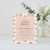 バジェットボホデザートレインボーブライダルシャワー招待状 (スタンド正面)