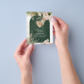 バジェットボホパンパスグラスティーパーティーブライダルランチ チラシ (手)