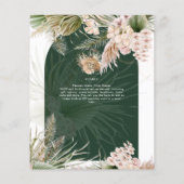 バジェットボホパンパスグラスティーパーティーブライダルランチ チラシ (裏面)