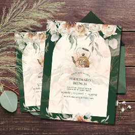 バジェットボホパンパスグラスティーパーティーブライダルランチ チラシ