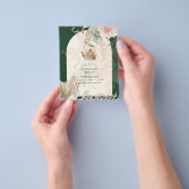 バジェットボホパンパスグラスティーパーティーブライダルランチ チラシ (手)