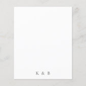 バジェットボホパンパスグラス&フローラ日付を保存 チラシ (裏面)