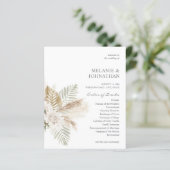 バジェットボホパンパスグラス&ベージュ結婚の式 (スタンド正面)